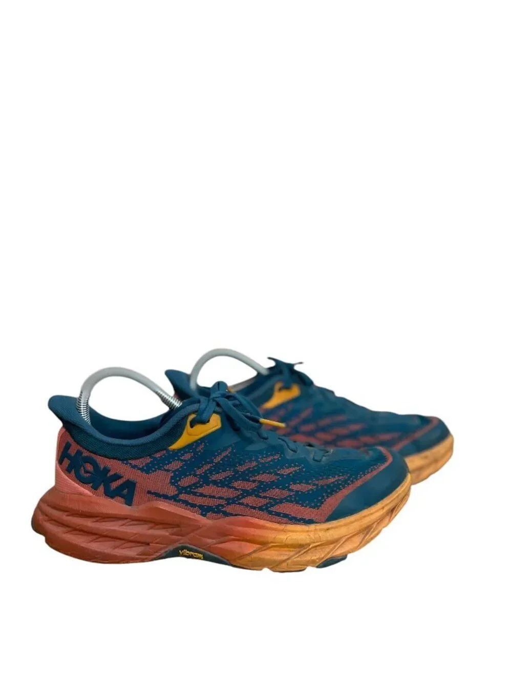 Hoka One One HOKA Speedgoat 5 Blue Coral Camellia Women's Sz 9B 1123158 BCCML